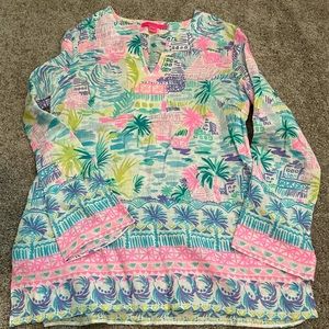 Lilly Pulitzer linen top